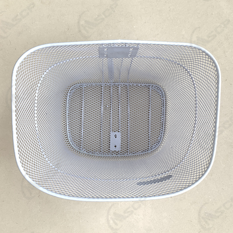 Venta al por mayor cesta de hierro para bicicleta cesta de malla de hierro cesta frontal cesta de malla de hierro para bicicleta cesta frontal accesorios de equitación