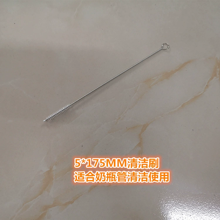 Brush stainless steel, nylon feeding bottle soft-bristled, stainless steel AISI 304