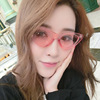 Tide, retro sunglasses, glasses hip-hop style, European style, cat's eye, Korean style, internet celebrity