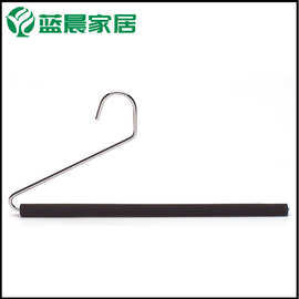 金属海绵裤架2字f防滑无痕居家裤架毛巾架厂家直供酒店服装店裤架