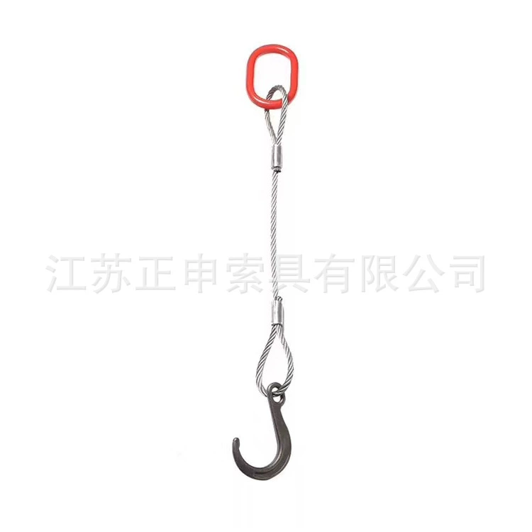 Three-legged chain rigging chain sling single-legged double-legged multi-legged hook and ring combination complete set of slings