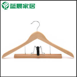 实木衣架货源套装批发厂价直批服装店木衣架成人儿童实木衣架裤架