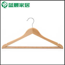 实木衣架简约耐用木质衣挂服装店酒店衣服撑家用成人衣服架批发