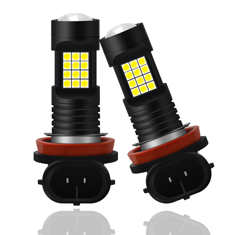 Directo de fábrica nueva lámpara de la niebla del coche LED H8 36SMD 3030 Spotlight H11 lámpara de modificación de la lente