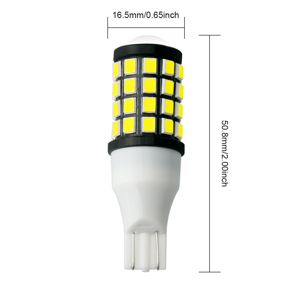 Amazon transfronteriza llevó la luz de marcha atrás T15 luz del coche 40smd 2835 + 4smd3030 presión amplia resaltar
