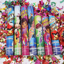 儿童礼花生日派对用品卡通生日礼炮宝宝周岁party礼花筒厂家直销