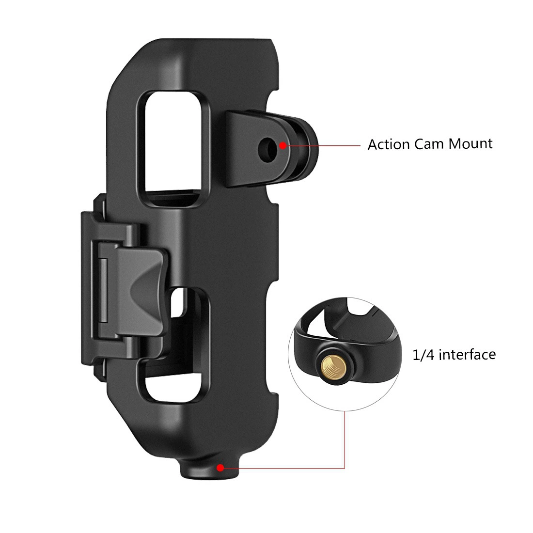 Защитная рама-скоба для камеры PULUZ Fat Cow DJI OSMO Pocket Osmo Pocket, носимые аксессуары