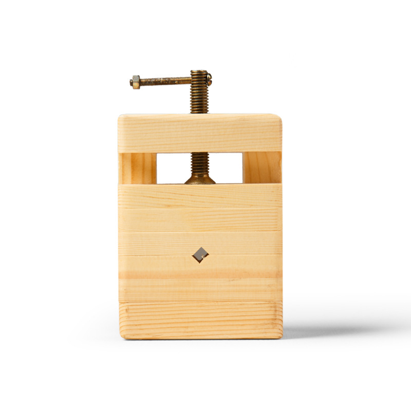 Cama de Madera para Grabado de Sellos, Pino Pulido para Talla y Estudio