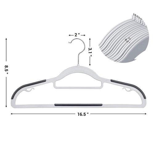 Amazon Cross-Border Anti-slip Seamless Clothes Drying Rack Wet and Dry Plastic Clothes Rack Adult Household Wardrobe Clothes Rack