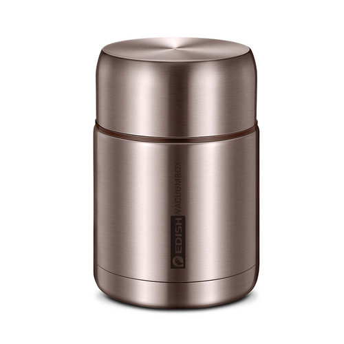 EDISH slow cooker 316 stainless steel vacuum insulated lunch box slow cooker rice cooker student insulated lunch box soup pot 