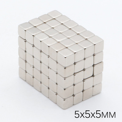 Магнитный куб, кубик Рубика, квадратный сильный магнит, 5×5×5мм