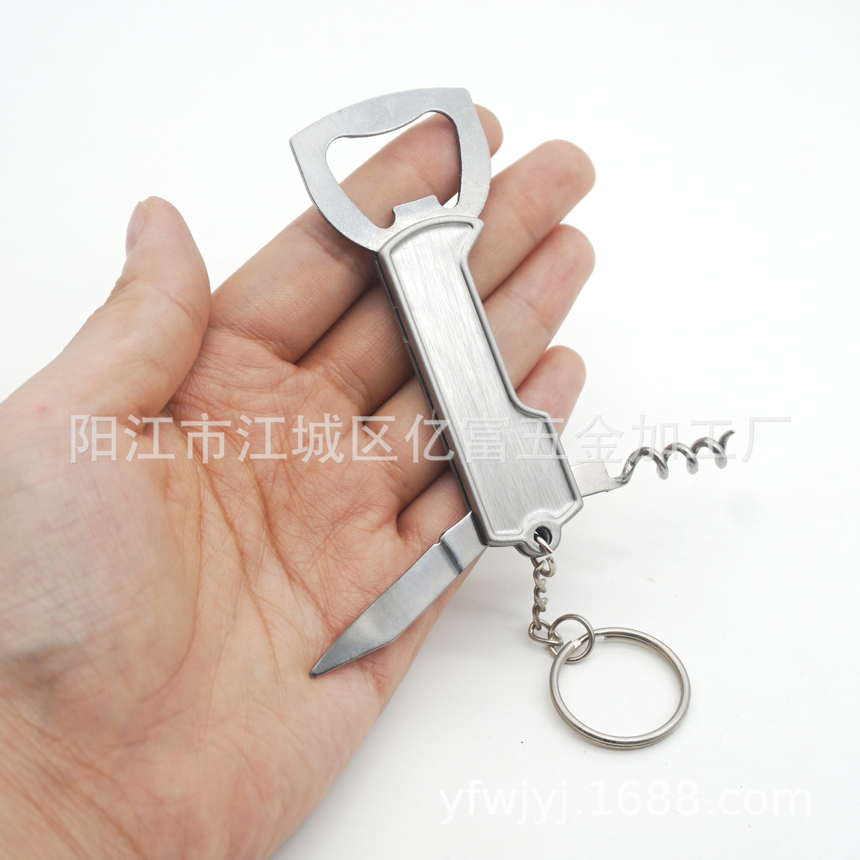 供应多功能礼品小刀 3开钥匙扣小刀 折叠多功能军刀