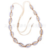 Necklace, chain, golden metal set handmade, European style, suitable for import