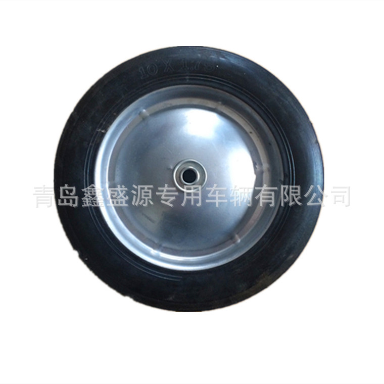 10寸实心轮 10寸推车轮 10寸清洗机空压机实心轮子 10寸万向脚轮