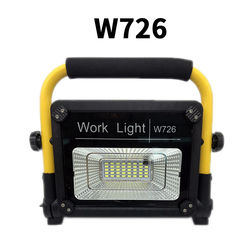 Nueva venta al por mayor fuerte luz LED Luz de inundación de alta potencia al aire libre sitio de construcción luz USB carga directa reflector lámpara de iluminación portátil