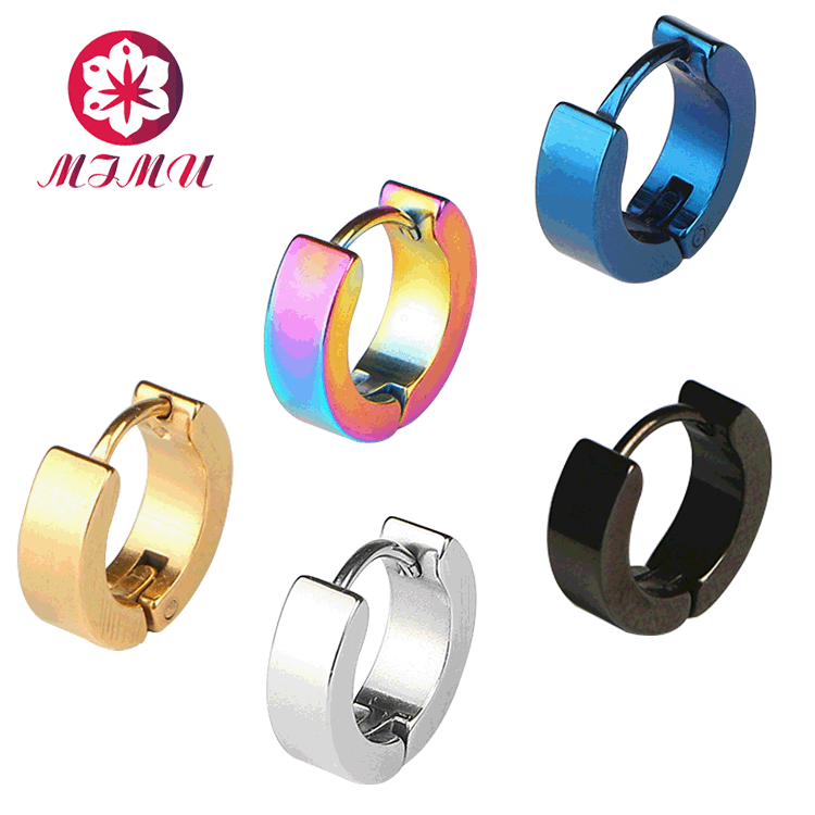 universal trend earrings stainless steel for men and women