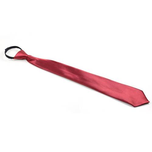 Tie Men's 8cm Zipper Tie Formal Business Glossy Navy Red Student JK Professional Wedding Easy Pull Wholesale