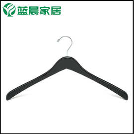 荷木衣架套装衣挂西装衣架服装店家用批发黑色是实木简约工厂直供