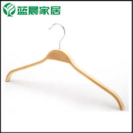 防滑层积衣架批发无痕衣服架子衣撑家居服装店儿童衣挂木头衣挂