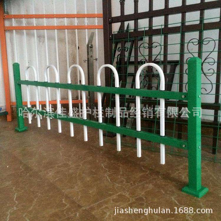 锌钢护栏厂家供应热镀锌蓝白围墙栅栏小区庭院学校工厂锌钢栅栏