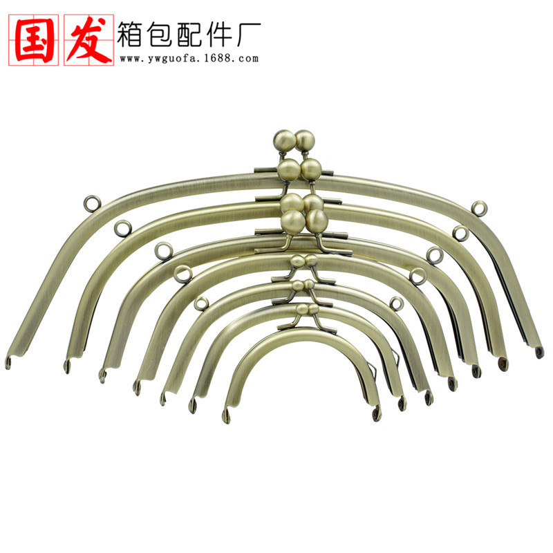 Inventario 7,5 10,5 14 16,5 20,5 25 30,5 cm arco sin orificio serie de bronce dorado