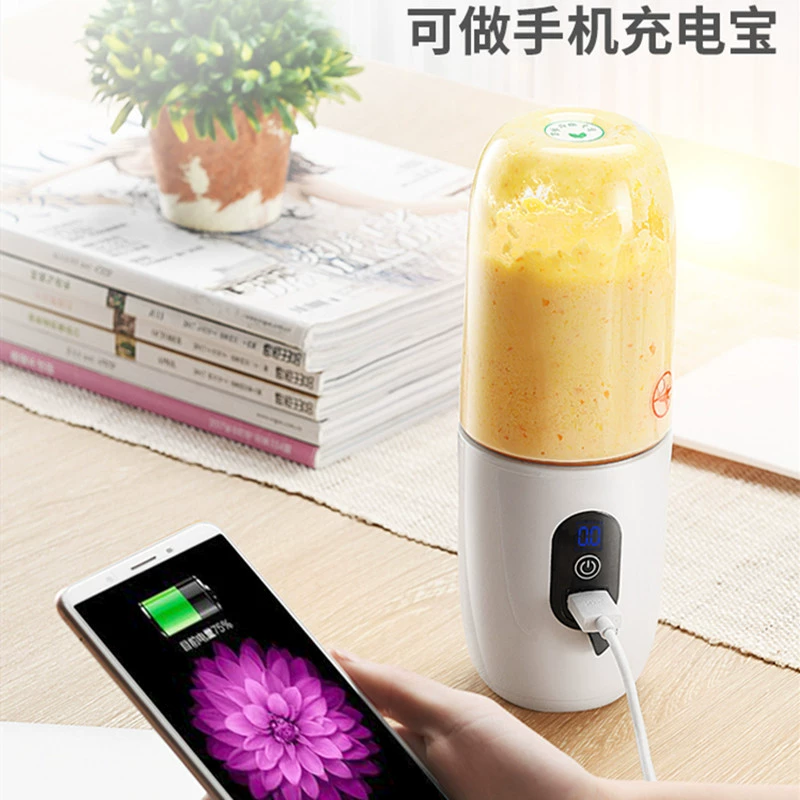 Small electric handheld multifunctional glass with usb charger