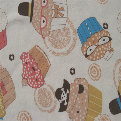 全棉288F印花不倒绒 儿童保暖睡衣内衣料不倒绒 单面绒