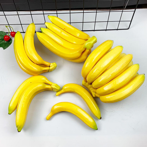Manufacturer supplies simulated foam banana model, fake fruit, fake banana window display, hotel decorations, photography props