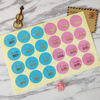 24 installed gender reveal stickers Team Boy O Team Girl Gender Secrets