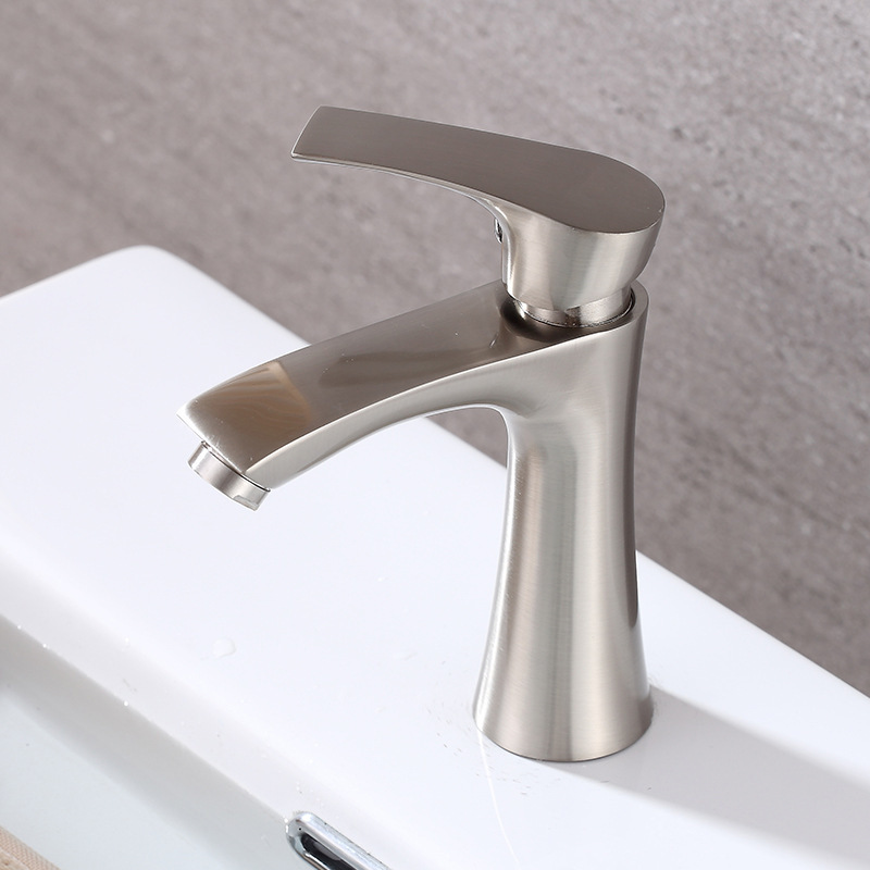 Hui porcelain washbasin faucet brushed washbasin bathroom small Fujia basin faucet Foreign Trade Single cold faucet