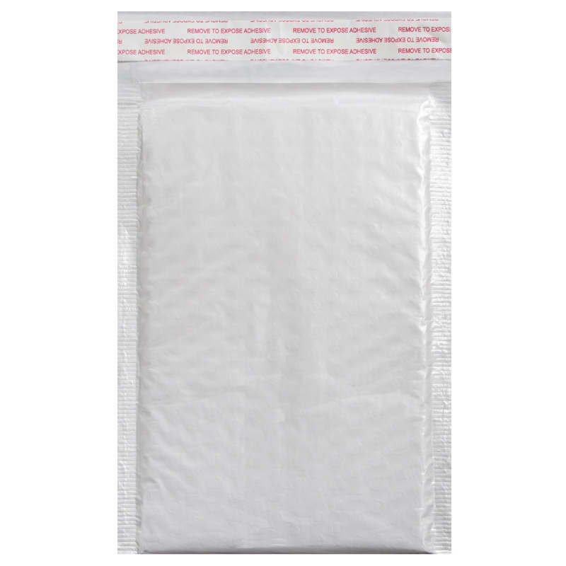 Bolsa de burbujas de película nacarada blanca bolsa de espuma de embalaje bolsa ziplock compuesto a prueba de golpes expreso bolsa de burbujas bolsa de sobres de burbujas