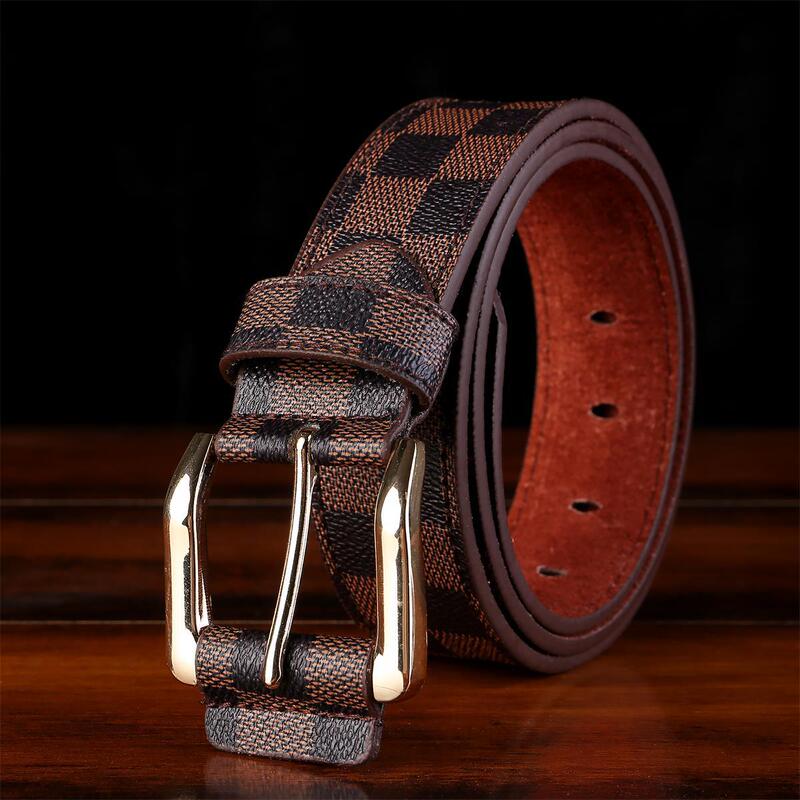 Explosive Men's Belt Plaid Pin Buckle Belt Youth Trousers Belt Men's Korean Fashion Casual All-match Belt Manufacturers Explosive Men's Belt Plaid Pin Buckle Belt Youth Trousers Belt Men's Korean Fashion Casual All-match Belt Manufacturers
