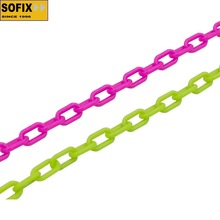 3mm塑料链条 交通警示链条 隔离链 路锥链 装饰链 玩具