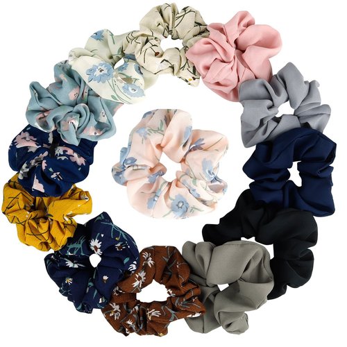 Cross-border Japanese and Korean version of small fresh spring and summer chiffon large intestine ring hair ring for female OL bunch release art headband headwear manufacturer