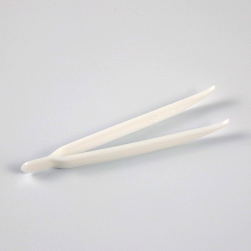 Plastic tweezers kindergarten children's handmade diy anti-static toys flat head round head small clip plastic tweezers