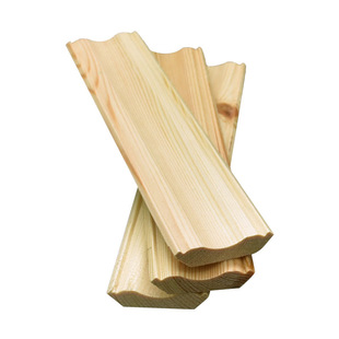 Factory direct selling Pinus sylvestris solid wood ceiling line Wood top corner line solid wood TV photo frame line