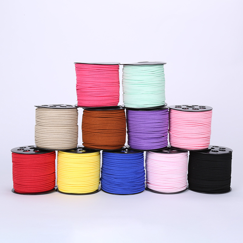 厂家批发DIY饰品配件 韩国绒 麂皮绒 皮绳 服装辅料 颜色可选