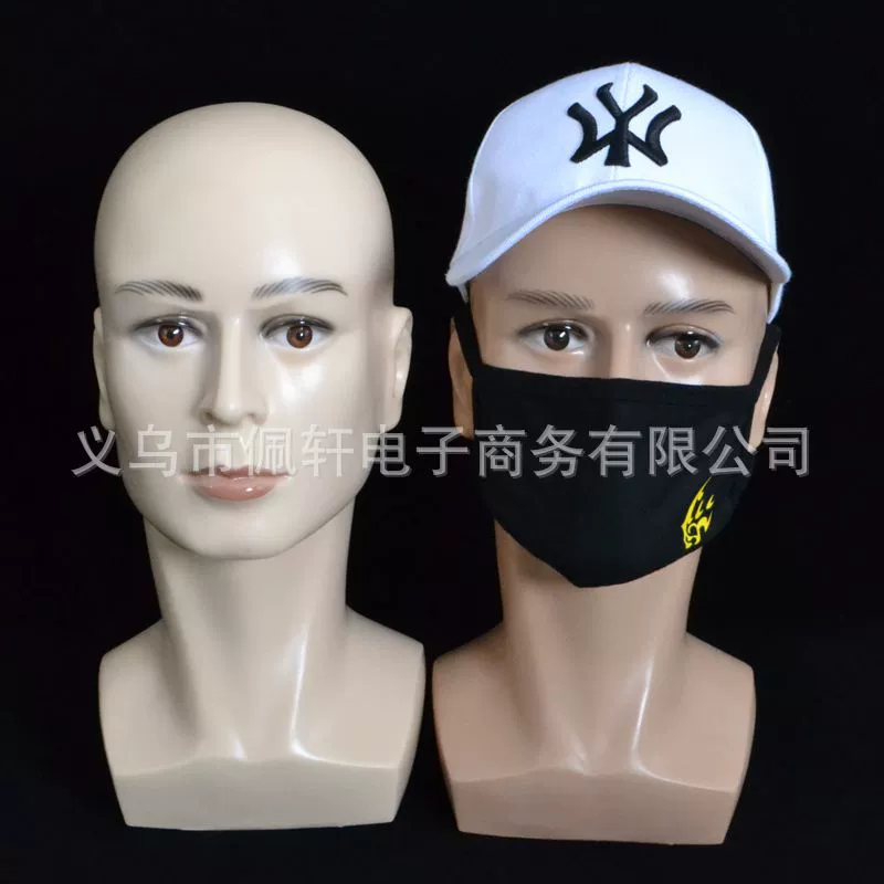 Head, mannequin head, glasses, hat, wig, stand PVC
