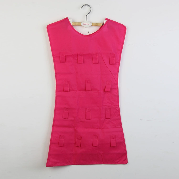 Creative storage system, hanging organiser, evening dress, vest, storage bag