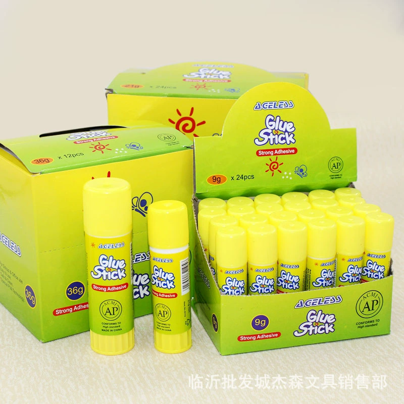 9g23g36g студенческий клей-карандаш большой и средний маленький размер мультяшный твердый клей офисный твердый клей