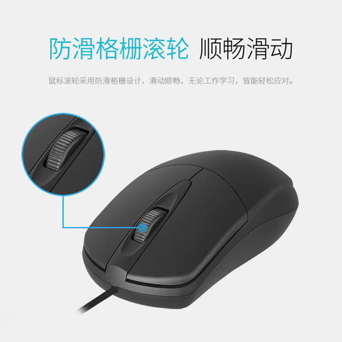 TPV AOC MS121 wired USB mouse home office business notebook desktop computer universal mouse