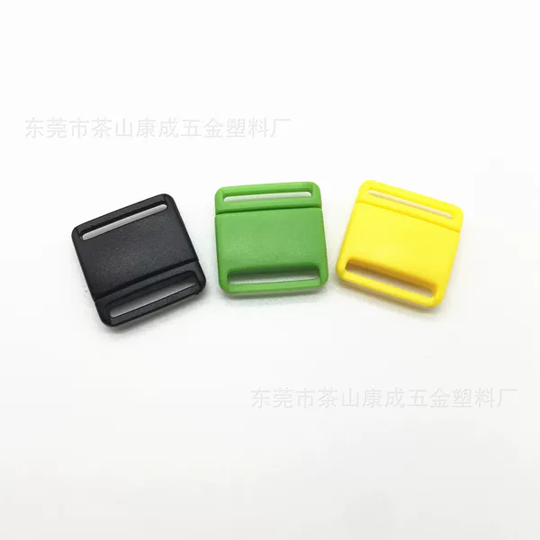 Color plastic buckle pet rope safety buckle flat plastic buckle multi-functional safety adjustment buckle spot