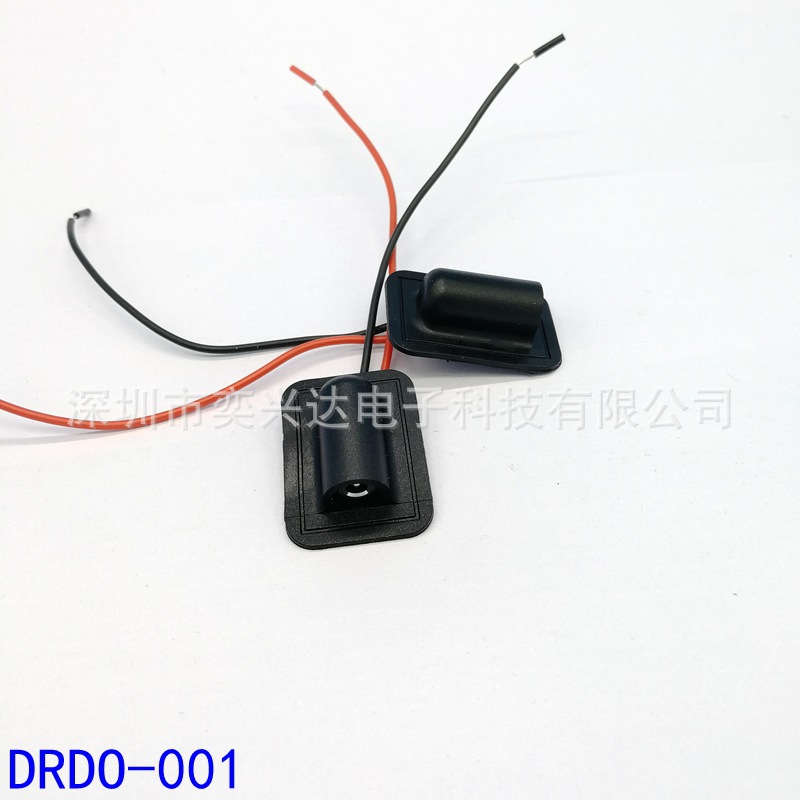 全铜dc线dc35135车缝母座加热硅胶线发热服理疗产品发热片电源线