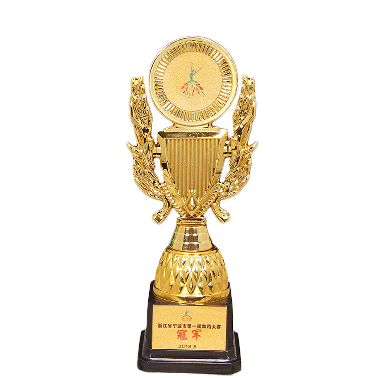 Trofeo de resina plástica en stock, copa de béisbol, recuerdo, premio de honor, oro, plata, bronce, premio para competición de baloncesto, evento.