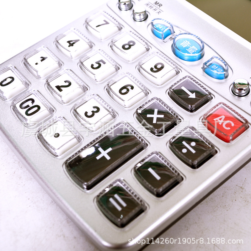 Computer voice calculator buttons office finance small and medium banknote inspection screen large commercial real person pronunciation crystal 4
