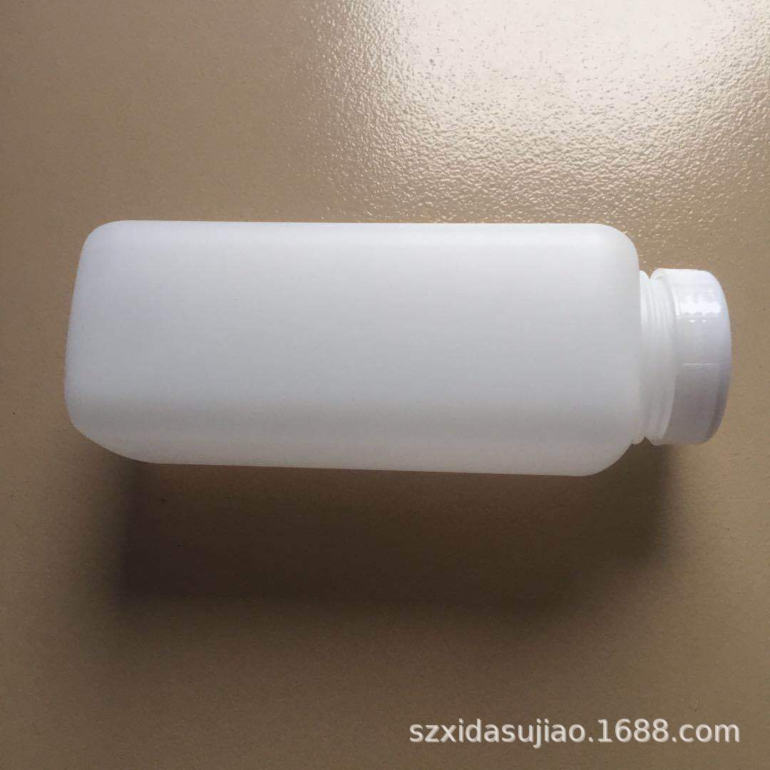 厂家供应 带刻度HDPE1000克瓶塑料罐 1000ML塑料瓶子