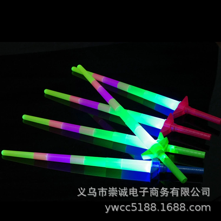 1922 large luminous four-section rod flash large four-section telescopic rod flash telescopic rod replaceable electronic AG13