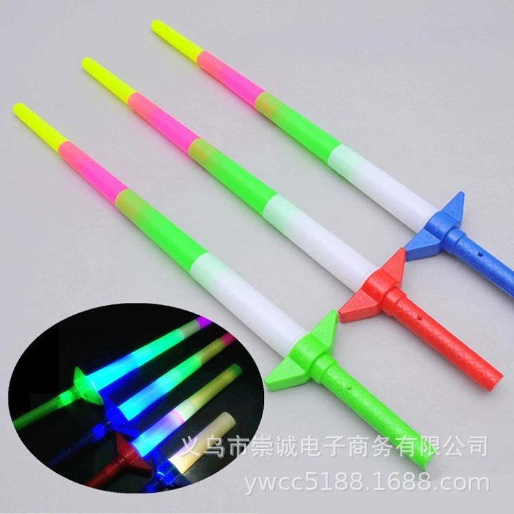 1922 large luminous four-section rod flash large four-section telescopic rod flash telescopic rod replaceable electronic AG13