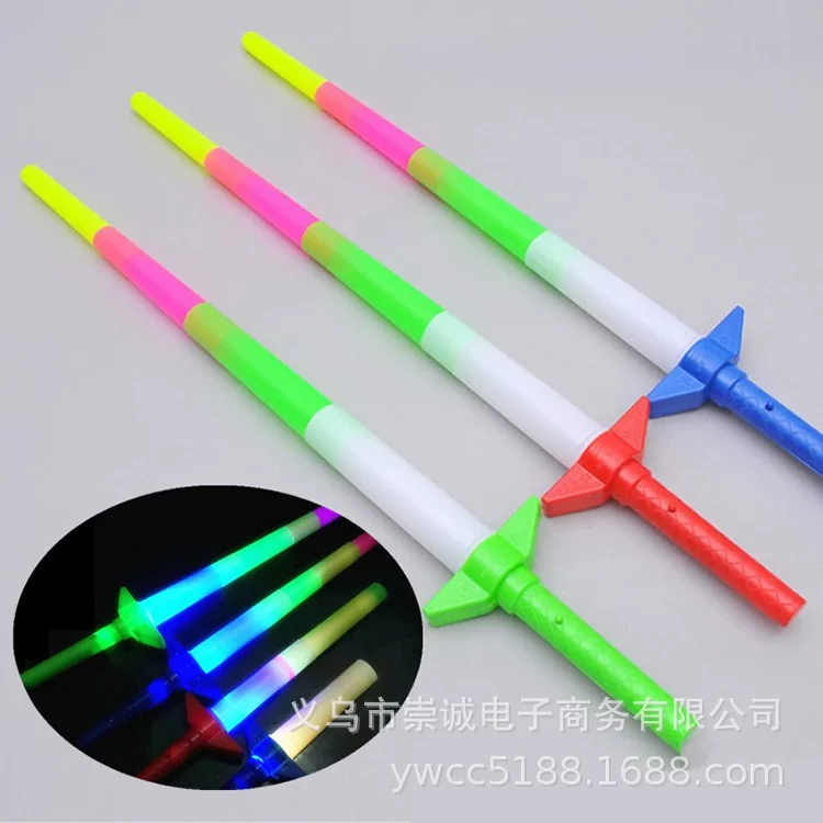 1922 large luminous four-section rod flash large four-section telescopic rod flash telescopic rod replaceable electronic AG13