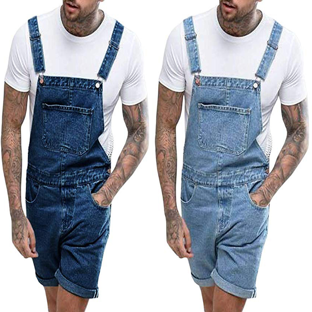 Retro denim shorts
